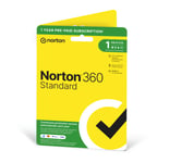 Norton 360 Standard 2024 1 Device 1 Yr Secure VPN Internet Security UK EU Retail