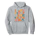 In My First Time Grandma Era Groovy 1st Time Grandma Cute Pullover Hoodie