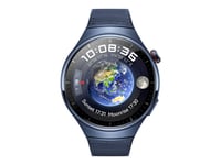 Huawei Watch 4 Pro - Titanium Blue - Ja Smart Klocka Med Rem - Komposit - Blå - Handledsstorlek: 140-210 Mm - Display 1.5" - 32 Gb - Lte, Nfc, Bluetooth - 4G - 65 G