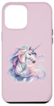 Coque pour iPhone 15 Pro Max Licorne majestueuse mystique et élégante