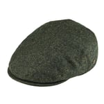 (56-57cmArmeijanvihreä) Villa Tweed Herringbone Flat Cap Newsboy Caps Miesten Naiset Classic Cabbie Kuljettajan hattu Baretti Miesten Golf Metsästys Ivy Hatut