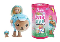 Barbie Cutie Reveal Teddy Bear as Dolphin Costume-Themed Series Chelsea Doll New