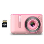 2X(New Children'S Mini Camera Dual Selfie Digital Photo Camera HD 720P7885