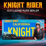 Réplique plaque d'immatriculation Targa supercar Kitt Knight Rider édition li...