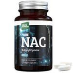 NAC N-acetylcystein (fri form och 100 % ren) - 120 veganska kapslar - Nature Provides