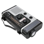 (AM/FM/SW Band)Emergency Radio Portable Weather Radio With Solar & Hand Crank