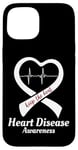 iPhone 15 Heart Disease Awareness Keep The Beat Valentines Case