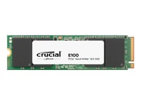 Crucial E100 - Ssd - 1 Tb - Inbyggd - M.2 2280 - Pcie 4.0 X4 (Nvme) (Paket Om 18)