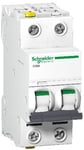 SCHNEIDER ELECTRIC ACTI9 IC60H JOHDONSUOJAKATKAISIJA 2-NAPAINEN B-KÄYRÄ 6A 10KA (A9F06206)