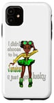 Coque pour iPhone 11 Jamaïque noire fille femme mignonne drôle reggae rasta jamaïque