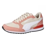 PUMA Unisex Kids St Runner V3 Nl Jr Baskets, Alpine Snow Puma White Poppy Pink, 38.5 EU