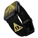 Harry Potter – Deathly Hallows 3D Bracelet pour smartwatch - sous Licence Officielle, Compatible avec Toutes Les Tailles et séries d’Apple Watch (Montre Non Incluse)