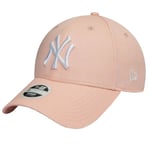 casquettes Femme, New Era League Essential New York Yankees MLB Cap, Rose