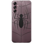 ERT GROUP Coque de téléphone Portable pour Samsung A14 4G/5G Original et sous Licence Officielle Marvel Motif Spider Man 013 Parfaitement adapté à la Forme du téléphone Portable, partiel imprimé