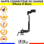 Nappe Dock Connecteur De Charge Pour iPhone X - Blanc