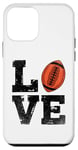 Coque pour iPhone 12 mini Love Football Footbaler Joueur de football Sports