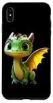 Coque pour iPhone XS Max Dragon Petit Bébé Vert Dragon Doux Dragons