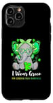 Coque pour iPhone 11 Pro I Wear Green For Cerebral Palsy Support éléphants