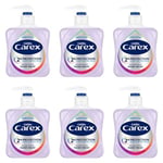 Carex Dermacare Sensitive Antibacterial Hand Wash, Soap for Senstive Skin, Gentle and Protects Hands, Bulk Buy, Pack of 6 x 250ml