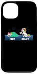 Coque pour iPhone 13 Sleep All Day Play Games All Night Unicorn Gamer