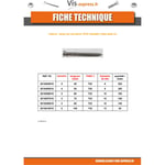 Seau 195 Vis DECK 5X50 C2 Pointe antifendage cut type 17 Tête fraisée TF TORX T25-1 pièce