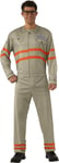 Ghostbusters Fancy Dress Jumpsuit Kevin Halloween Costume Standard Size Adult M