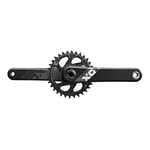 SRAM X01 Eagle Crankset - BB30, 175 mm, 32t, Black