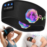 Bandeau Écouteurs De Sommeil Bluetooth V5.4, Casque Audio Bandeau Sans Fil, Bandeau Audio Sommeil De 15 Heures De Lecture, Bandeau De Sommeil Léger Avec Stéréo Hifi