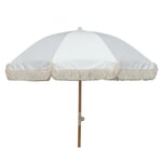 Hillerstorp, Parasoll med fransar Ø200 cm Beige