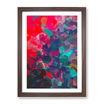 You Are My Destiny Abstract Framed Print for Living Room Bedroom Home Office Décor, Wall Art Picture Ready to Hang, Walnut A2 Frame (64 x 46 cm)