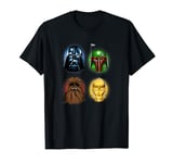 Star Wars Character Color Pop Heads T-Shirt