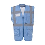 Yoko Multi-Functional Executive Hi Vis Waistcoat - väst - Sky - S