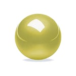 Perixx PERIPRO-303 Small Trackball, 1.34 Inches Replacement ball for Perimice and M570, Glossy Yellow