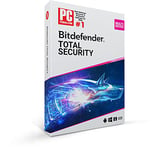 Bitdefender Total Security 2025 | 10 Device | 1 year Subscription | PC/Mac/iOS/Android | Activation Code by Post