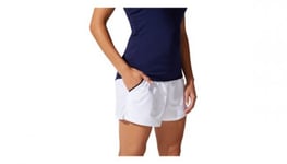 ASICS Court Shorts white w Pockets Women (M)