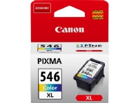 Canon CL-546XL, Original, Cyan, Fiolblå, Gult, Canon, - PIXMA TR4551 - PIXMA TR4550 - PIXMA iP2850 - PIXMA MG2450 - PIXMA MG2550, 1 stykker, 13 ml