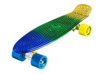 Ridge Skateboards 22" Mini Cruiser Board Neochrome, Complet, fabriqué au Royaume-Uni, 55cm