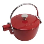 STAUB Théière en Fonte, Ø 21 cm, 1,15 L, Cerise