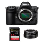 Nikon Z8 Boîtier + Nikon FTZ II + Carte SanDisk 64 Go Extreme PRO SDXC UHS-II