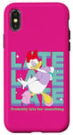 Coque pour iPhone X/XS Disney Daisy Duck Probably Late for Something Funny