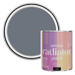 Rust-Oleum Grey Heat Resistant Radiator Paint in Gloss Finish - Marine Grey 750ml