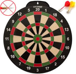 Hy-Pro Magnetic Dartboard - Double Sided, Safe Dart Game, Dart Board Kids, 12 Darts, 4 Different Games in 1, 18 Inch, Indoor & Outdoor, Magnetic Dartboard Game, 3+