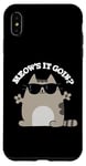 Coque pour iPhone XS Max Jeu de mots amusant pour chats Meow's It Going