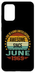 Coque pour Galaxy S20+ Awesome Since June 1969 limited edition 55th Birthday