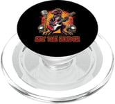 Rex the Rocker Dinosaur Band PopSockets PopGrip for MagSafe