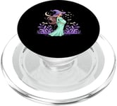 Spooky Halloween Witch Baby Bump for Pregnant Woman PopSockets PopGrip for MagSafe