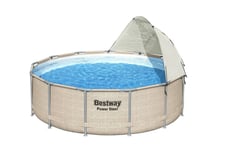 Bestway 58681, Soltak Till Pool, Beige, Polyester, Ovanmarkspool, 10 Min, 1,75 Kg