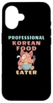 Coque pour iPhone 16 Professional Korean Food Eater Alimentation Asiatique