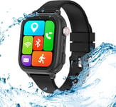 Montre Connectée Enfants Gps Garçons Filles - 4g Montre Gps Enfant Avec Appel Vidéo Wifi Sos Sim Téléphone Caméra Jeux Musique, Cadeau Montre Intelligente Enfant Pour 3-14 Ans