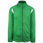 Nike Logo Long Sleeve Zip Up Green Mens Lightweight Jacket 320829 378 - Size X-Large